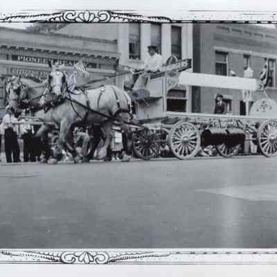 Horse and Wagon in Parade