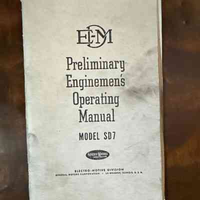 Preliminary Operating Manual-SD7