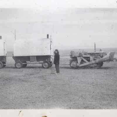 D4 Caterpillar with Sheepwagons