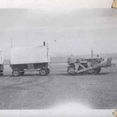 D4 Caterpillar with Sheepwagons