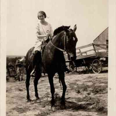 Lela on a Horse