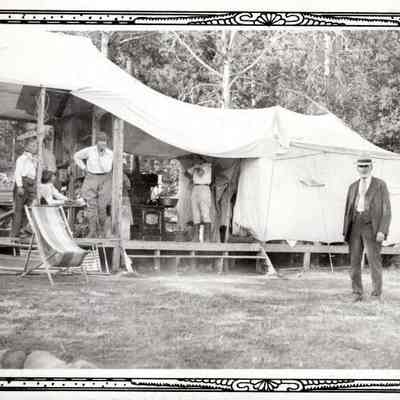 Camp at Half Moon Lake
