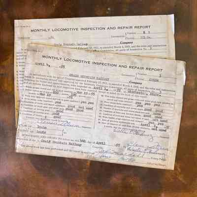 CMR Locomotive Inspection Report