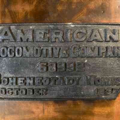 Alco Builder's Plate-SP&S #902