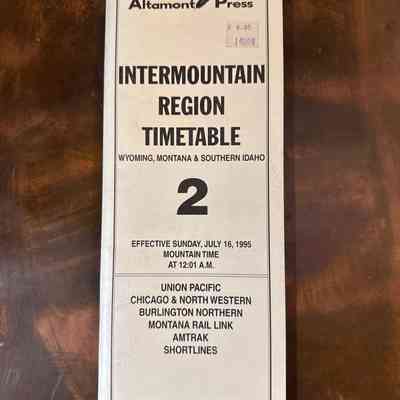 Intermountain Region Timetable No. 2