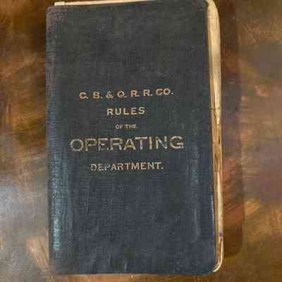 Rules of the Operating Department-CB&Q