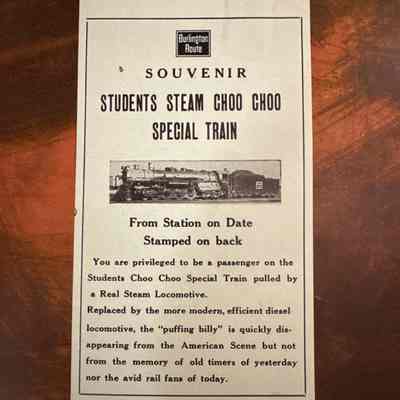Souvenir Ticket