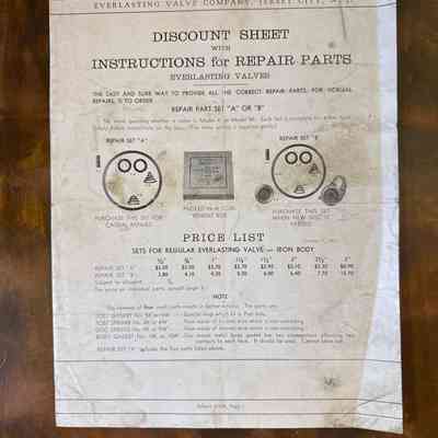 Everlasting Valves Discount Sheet