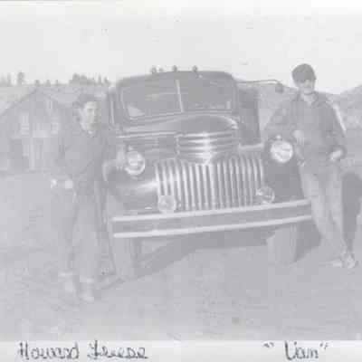 Howard and Van with Ranch Truck