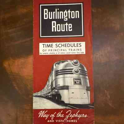 Timetable-CB&Q