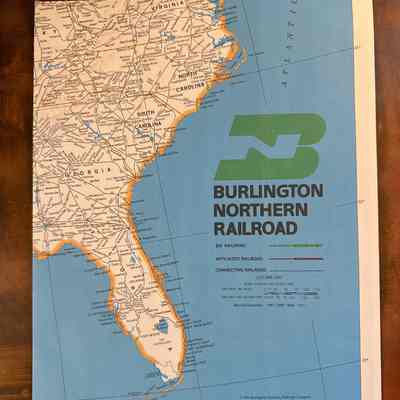 Map-Burlington Northern