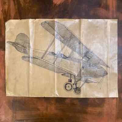 Biplane Sketch