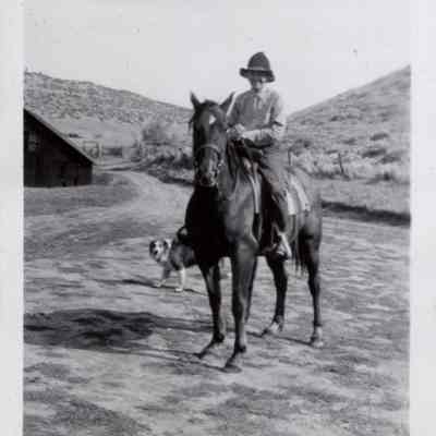 Lena on a Horse