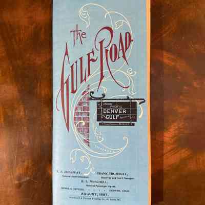 Timetable-The Gulf Road Reprint