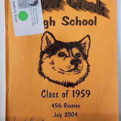 "Harbor Creek High School Class of 1959 45th Reunion July 2004" Booklet