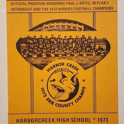 1973 Harborcreek High School Football Program