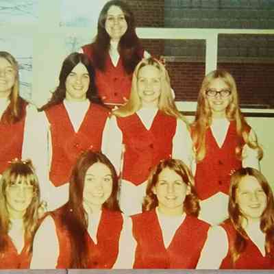 (16) Photographs of the 1972-73 HC Twirlers & Cadets