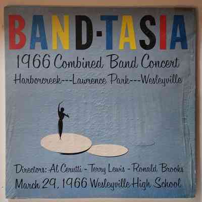 BAND-TASIA, 1966 Combined Band Concert Record Album & Program