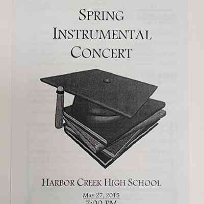 2015 HCHS Music Department Spring Instrumental Concert Program