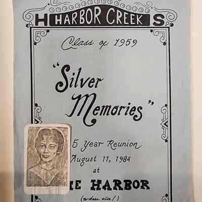Harbor Creek High School Class of 1959 "Silver Memories" 25 Year Reunion Booklet