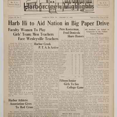(5) Harborcreek Highlights, January - May 1942