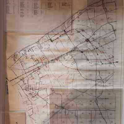 Official Road Map of Harborcreek Township, Erie County, PA, April 1980