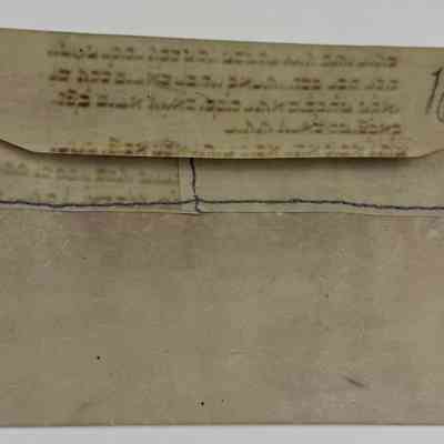 Fragment of Torah (Envelope)