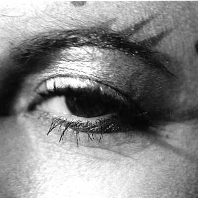 Eye with makeup