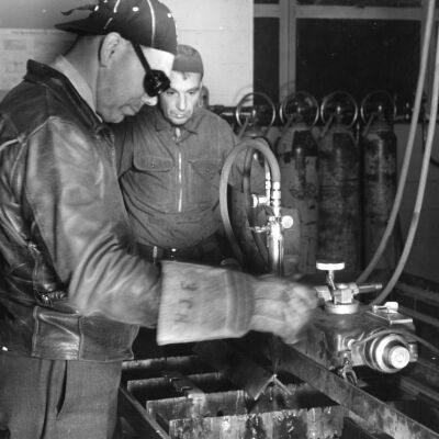 World War II acetyline cutting machine