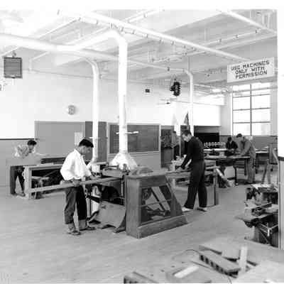 Berkeley High School - Wood Shop