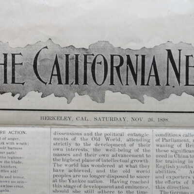 Miscellaneous materials relating to the California School for the Deaf and Blind