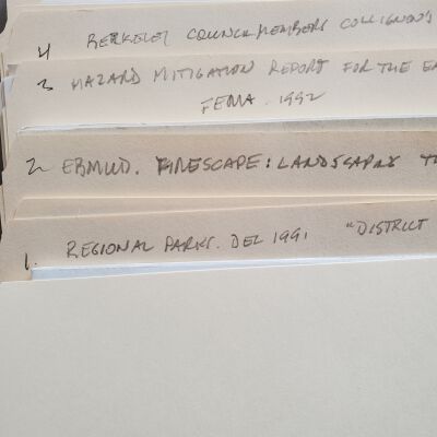 Reports issued in response to the 1991 Oakland/Berkeley hills fire.