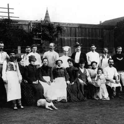 Staff at the Golden Sheaf Bakery