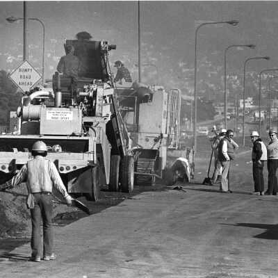 Road Repair near Yacht Harbor