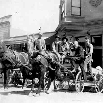 Sill's Grocery delivery wagon