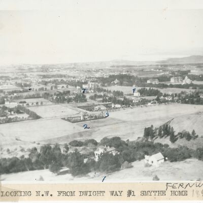 Looking N.W. from Dwight Way