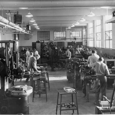 World War II machine shop
