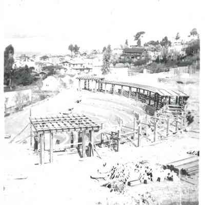 Berkeley Rose Garden under construction