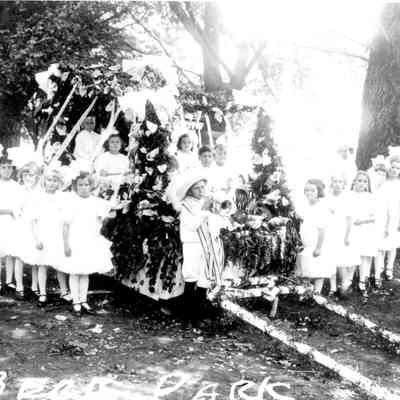 Children at a May Day Celebration