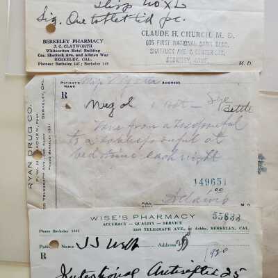 Physicians and drugstore prescriptions