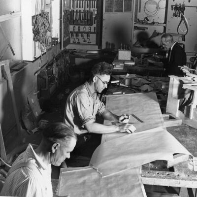 World War II boat building instruction