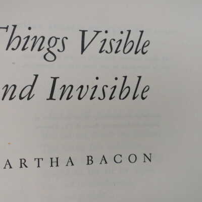 Things Visible and Invisible [poetry] (PS3503.A197 T4)