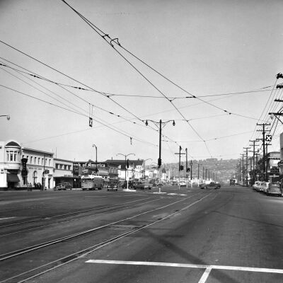 Adeline Street, looking north