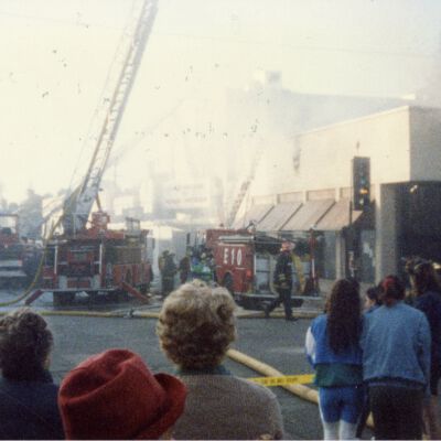 Fire at Elmwood Theatre