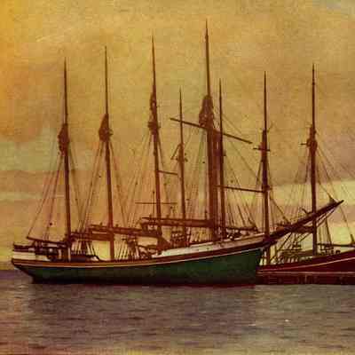 Cargo ships at dock
