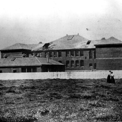 1906 earthquake damage, Berkeley High School