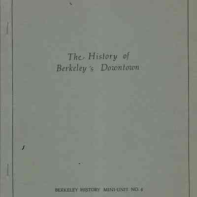 The History of Berkeley's Downtown