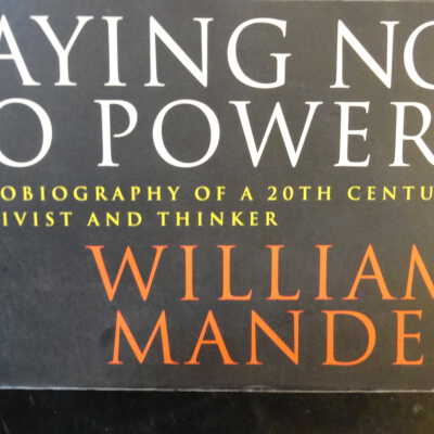 Saying No to Power: Autobiography of a 20th Century Activist and Thinker