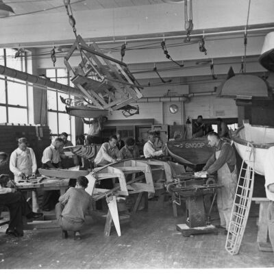 World War II small boat building