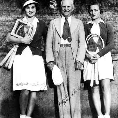 Helen Wills Moody, Pop Fuller, Helen Hull Jacobs